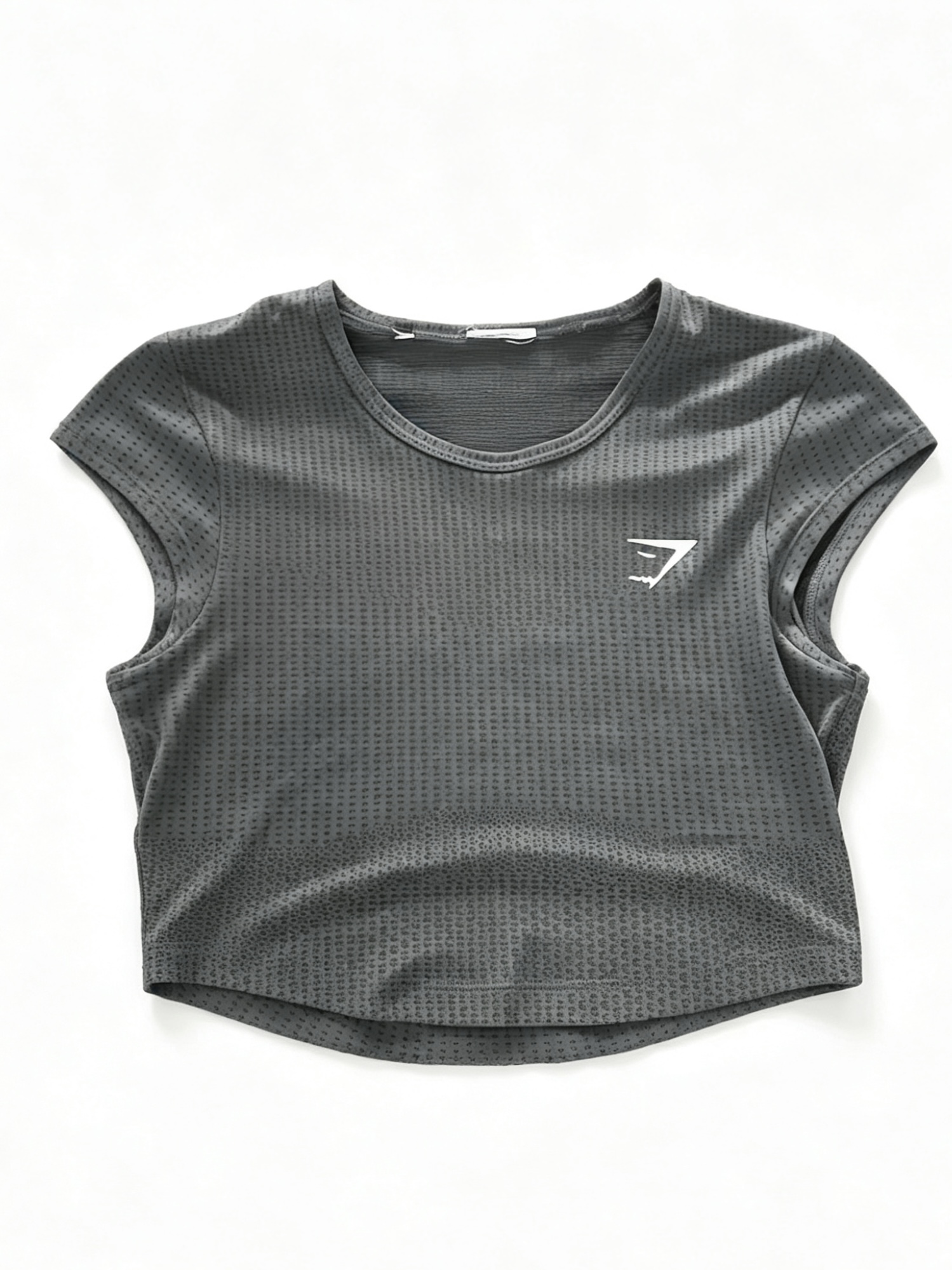 Perforated Crop Top